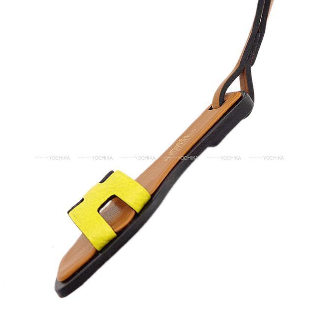 エルメス チャーム "オラン ナノ" ライム/ナチュラルサブレ エプソン/ヴォーバトラー 新品