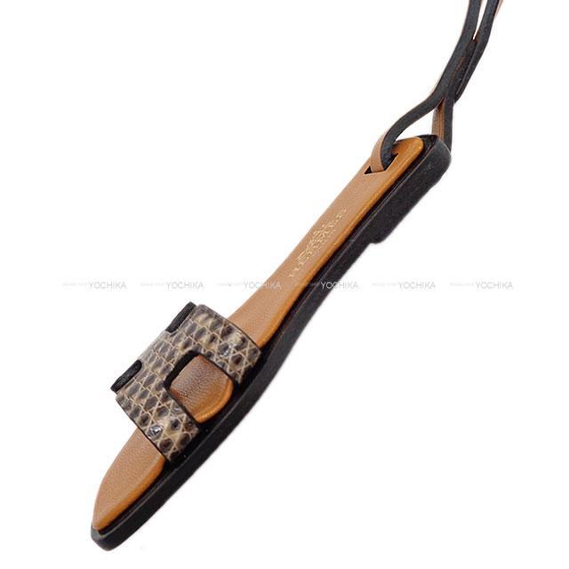 エルメス "オラン ナノ"デザート/ナチュラルサブレ リザード/ヴォーバトラー 新品