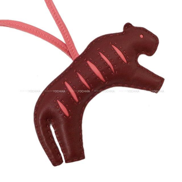 HERMES エルメス バッグチャーム "ルールー/Rooroo" ルージュアッシュ/ローズアザレ アニューミロ 新品