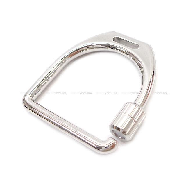 HERMES エルメス キーホルダー キーリング付 メタル キーホルダー  