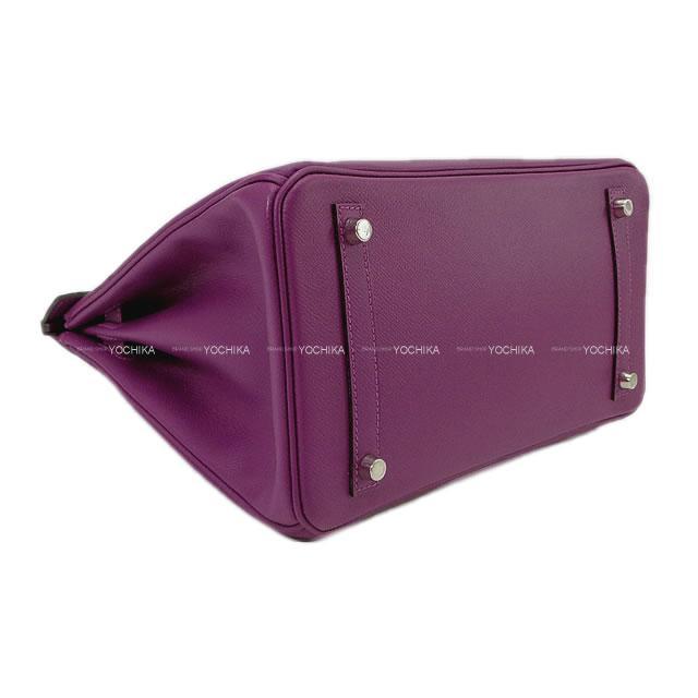 HERMES エルメス ハンドバッグ バーキン30 アネモネ エプソン シルバー金具 新品