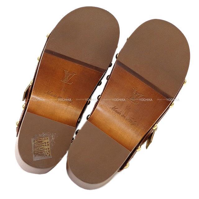 美品】ルイヴィトン モノグラム おくら ミュール サンダル CL0097 36サイズ 