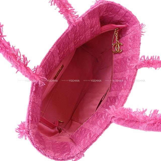 2019年 秋冬 CHANEL シャネル マトラッセ ツィード ロゴ ジップ ショッピング AS0976 新品未使用