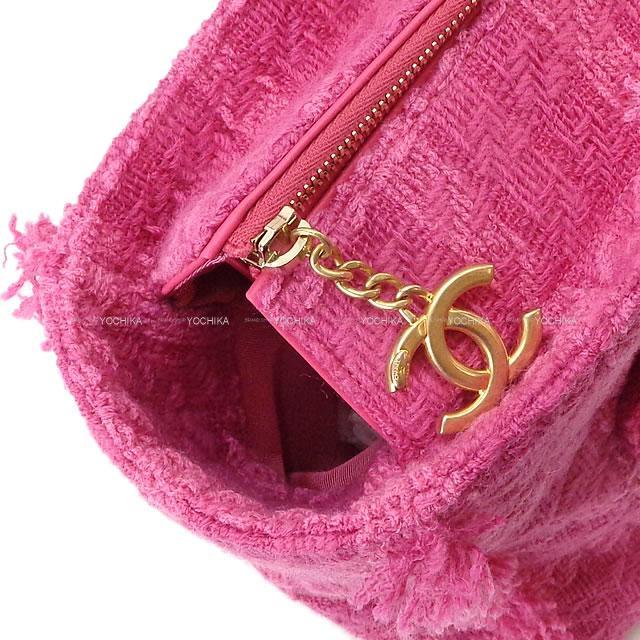 2019年 秋冬 CHANEL シャネル マトラッセ ツィード ロゴ ジップ ショッピング AS0976 新品未使用