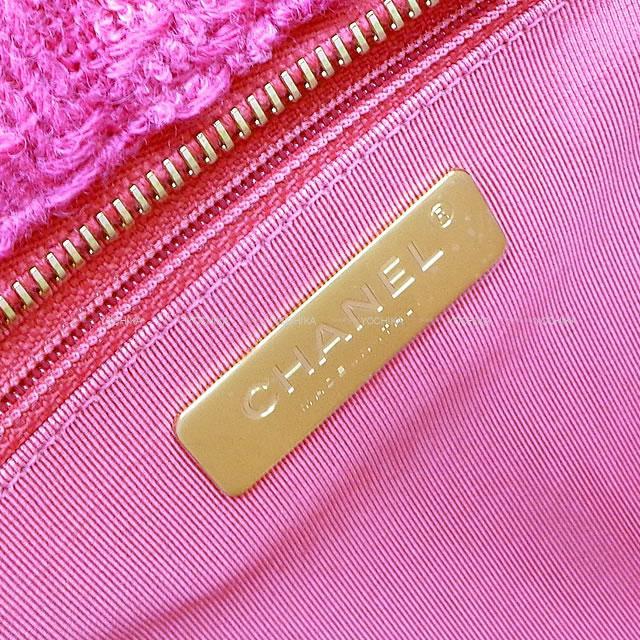 2019年 秋冬 CHANEL シャネル マトラッセ ツィード ロゴ ジップ ショッピング AS0976 新品未使用