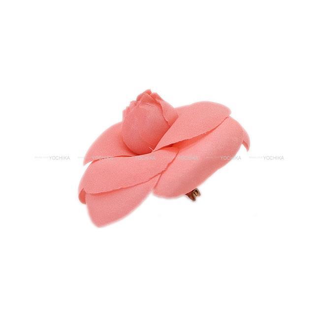 CHANEL シャネル シンプル カメリア コサージュ ブローチ ローズピンク ゴールド金具 新品未使用