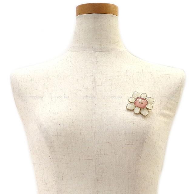 CHANEL シャネル ココマーク フラワー モチーフ ブローチ ピンク/アイボリー 新品未使用