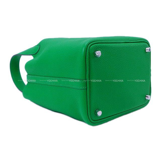 HERMES エルメス ハンドバッグ ピコタンロック 18 PM バンブー トリヨン シルバー金具 新品