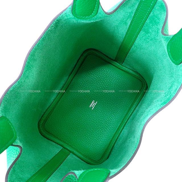 HERMES エルメス ハンドバッグ ピコタンロック 18 PM バンブー トリヨン シルバー金具 新品