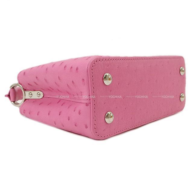 LOUIS VUITTON ルイ・ヴィトン ハンドバッグ ”カプシーヌ ミニ" ピンク オーストリッチ N94089 新品