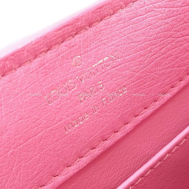 LOUIS VUITTON ルイ・ヴィトン ハンドバッグ ”カプシーヌ ミニ" ピンク オーストリッチ N94089 新品