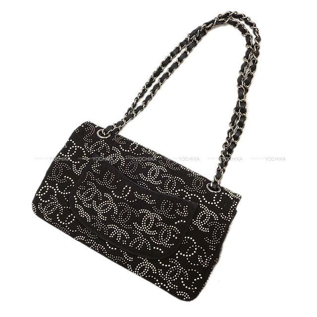 CHANEL シャネル パリ 上海 ココマーク スタッズ Wチェーン ショルダー バッグ 黒 AS0445 新品未使用