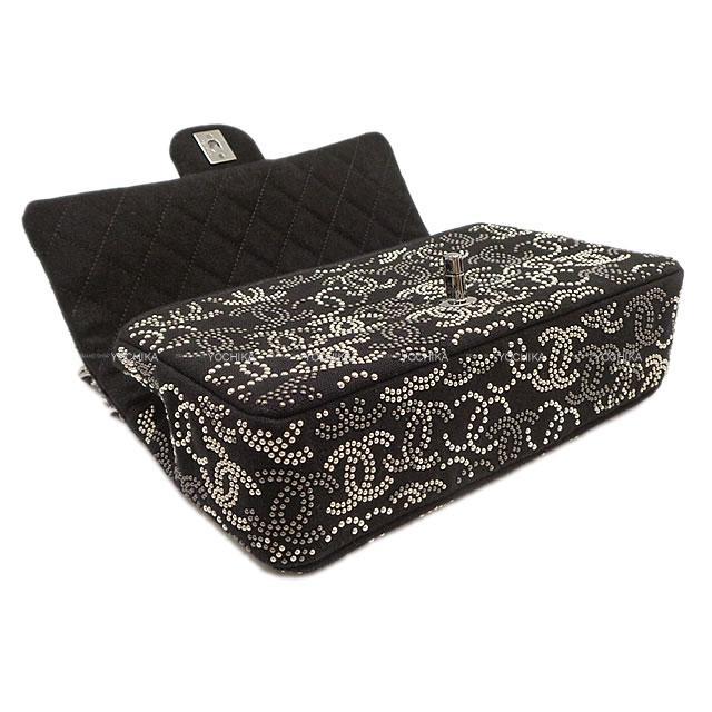 CHANEL シャネル パリ 上海 ココマーク スタッズ Wチェーン ショルダー バッグ 黒 AS0445 新品未使用