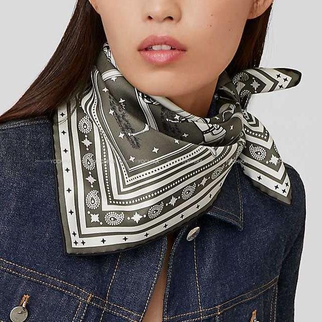 HERMES エルメス バンダナ カレ55  
