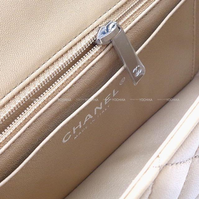 CHANEL シャネル ミニマトラッセ20 チェーン ショルダーバッグ ベージュ ラムスキン A69900 新品未使用