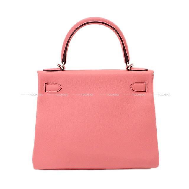 エルメス ハンドバッグ ケリー28 内縫い ヴェルソ ローズエテ/ルージュエキゾチック エバーカラー 新品