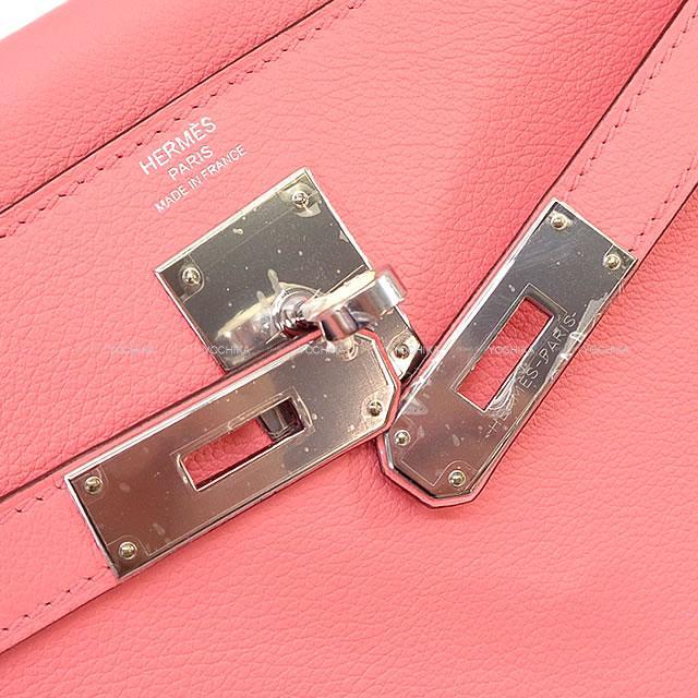 エルメス ハンドバッグ ケリー28 内縫い ヴェルソ ローズエテ/ルージュエキゾチック エバーカラー 新品