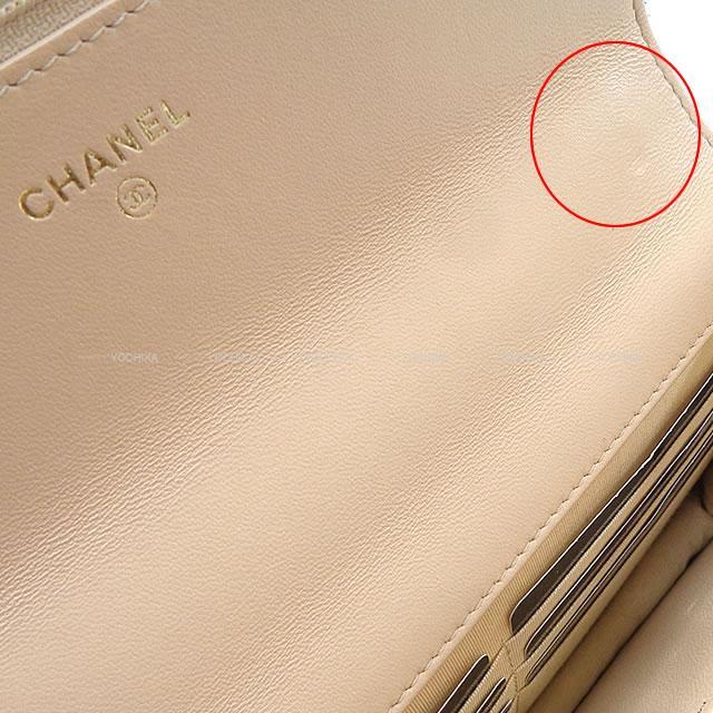 CHANEL シャネル19 千鳥格子柄 ポーチ付 チェーンウォレット