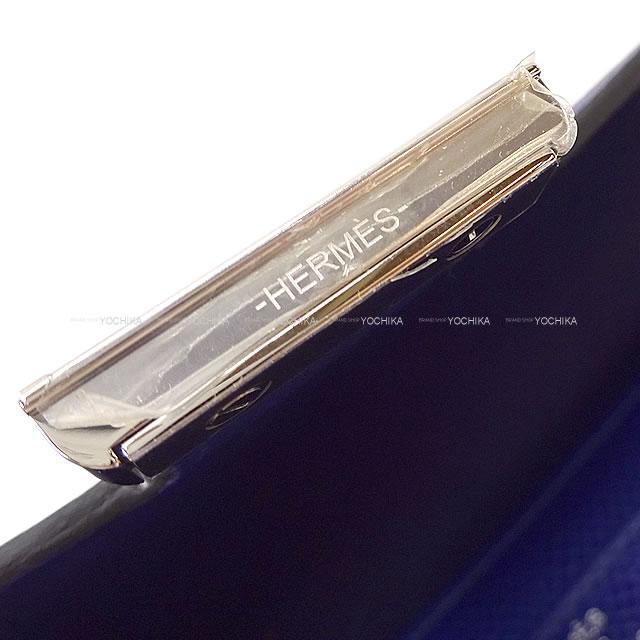 HERMES エルメス 長財布 コンスタンスロング ブルーインク エプソン シルバー金具 新品未使用