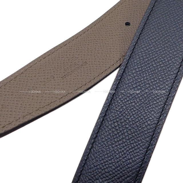 HERMES エルメス "コンスタンス 32" Hベルト #85 ブルーインディゴ/エタン エプソン ギロッシュ金具 新品未使用