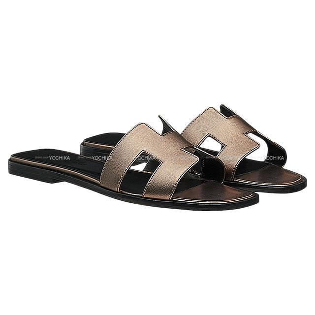 HERMES エルメス レディース Hモチーフ サンダル  