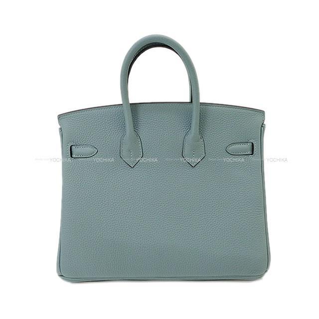HERMES エルメス ハンドバッグ バーキン25 シエル トゴ ゴールド金具 新品