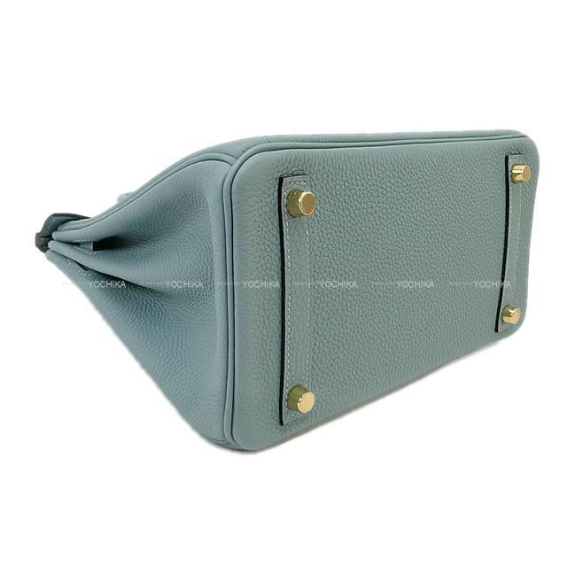 HERMES エルメス ハンドバッグ バーキン25 シエル トゴ ゴールド金具 新品