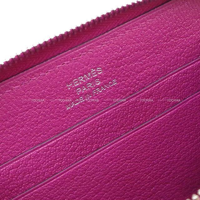 HERMES エルメス アザップ ミニ ローズパープル トゴ シルバー金具 新品未使用