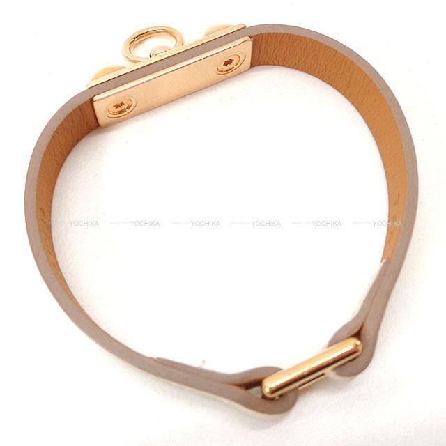 HERMES エルメス マイクロリヴァル ブレスレット #XS クレ スイフト ローズゴールド金具 新品未使用