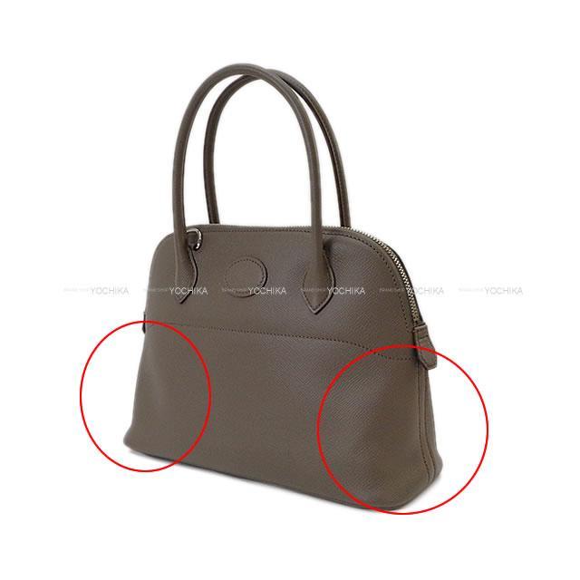 HERMES エルメス ハンドバッグ ボリード27 エタン エプソン シルバー