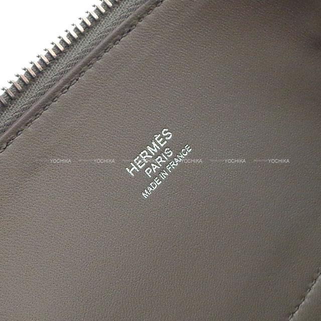 HERMES エルメス ハンドバッグ ボリード27 エタン エプソン シルバー金具 展示新品