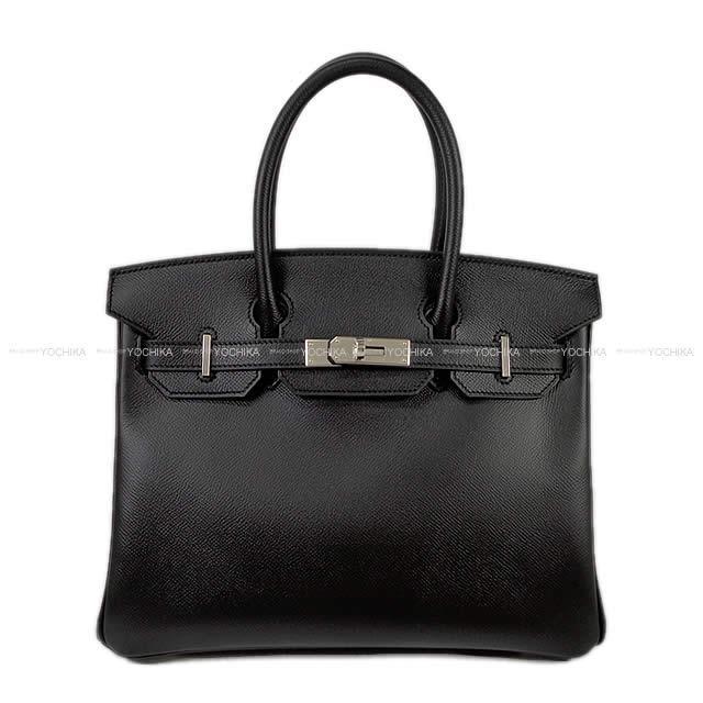 HERMES エルメス バーキン30 ハンドバッグ 黒(ブラック) エプソン シルバー金具 Y刻印 新品