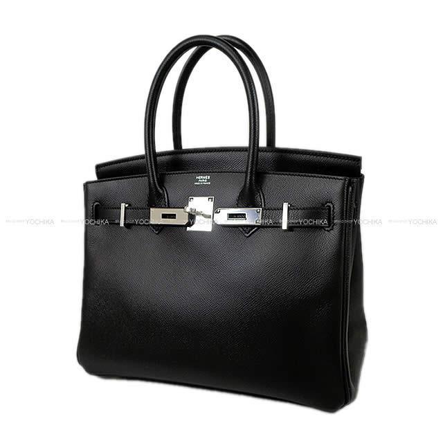 HERMES エルメス バーキン30 ハンドバッグ 黒(ブラック) エプソン シルバー金具 Y刻印 新品