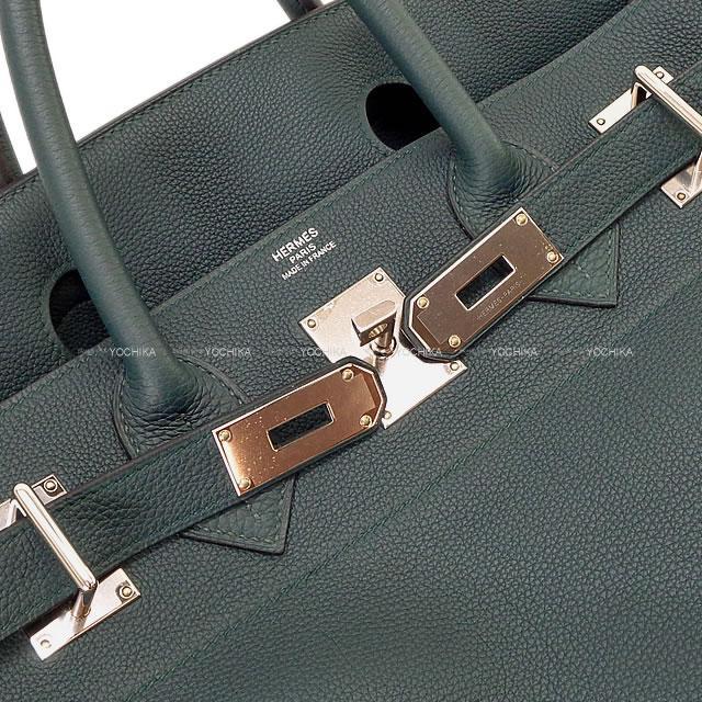 HERMES エルメス ハンドバッグ オータクロア 40 ヴェールシプレ トゴ シルバー金具 展示新品