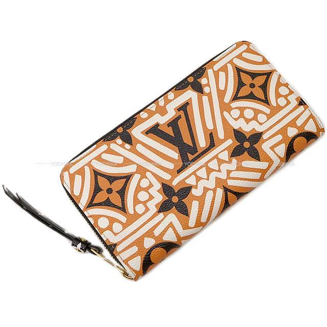 年秋冬限定新作 Louis Vuitton ルイ ヴィトン 長財布 Lv クラフティ ジッピーウォレット クレーム カラメル モノグラム M 新品