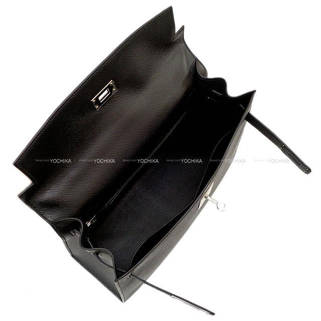 HERMES エルメス ハンドバッグ ケリー32 外縫い 黒(ブラック) エプソン シルバー金具 新品