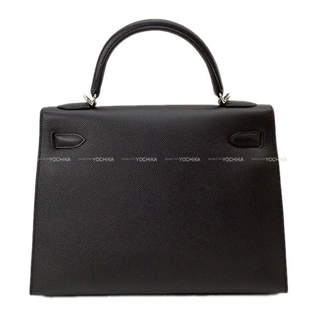 HERMES エルメス ハンドバッグ ケリー32 外縫い 黒(ブラック) エプソン