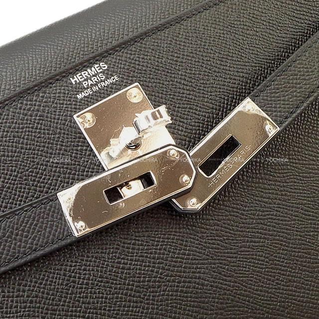 HERMES エルメス ハンドバッグ ケリー32 外縫い 黒(ブラック) エプソン シルバー金具 新品