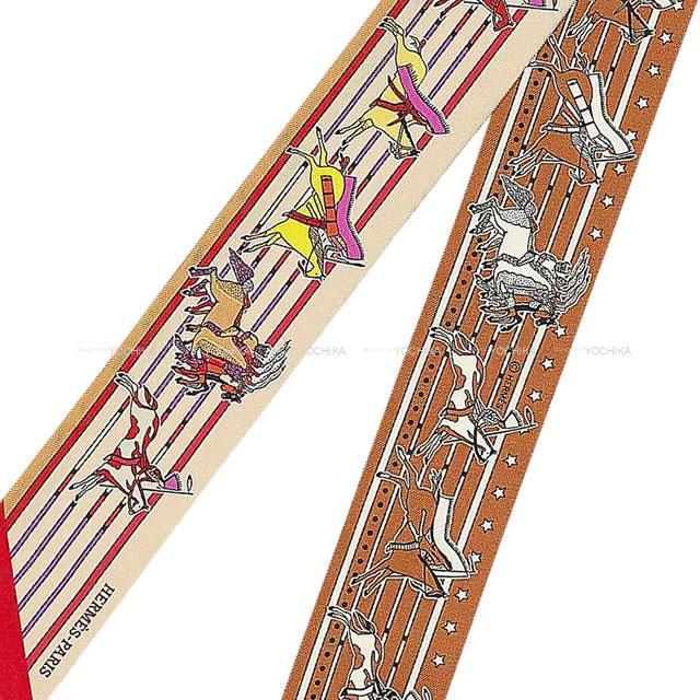 2020年 秋冬 新作 HERMES エルメス ツイリー スカーフ "パウニ一族の首長" ベージュ 新品