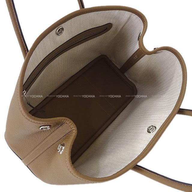 HERMES エルメス トートバッグ ガーデンパーティ 30 TPM ベージュド