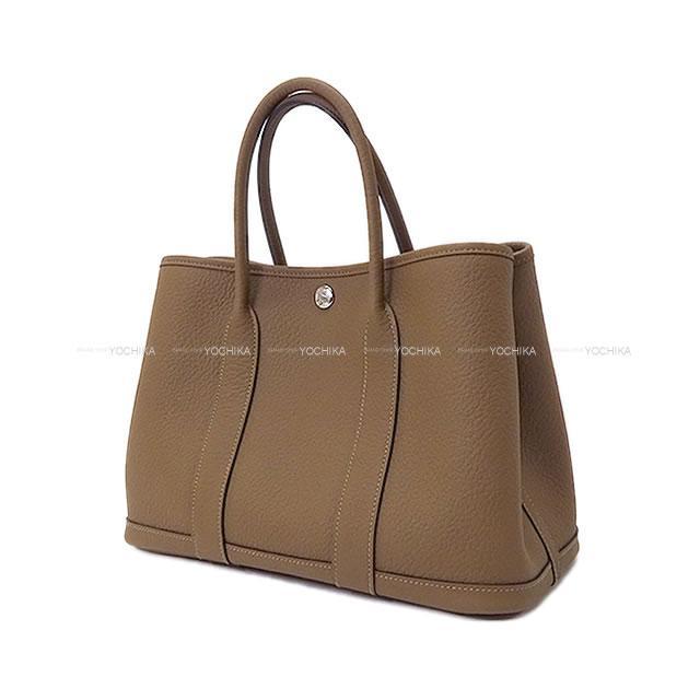 HERMES エルメス トートバッグ ガーデンパーティ 30 TPM ベージュド