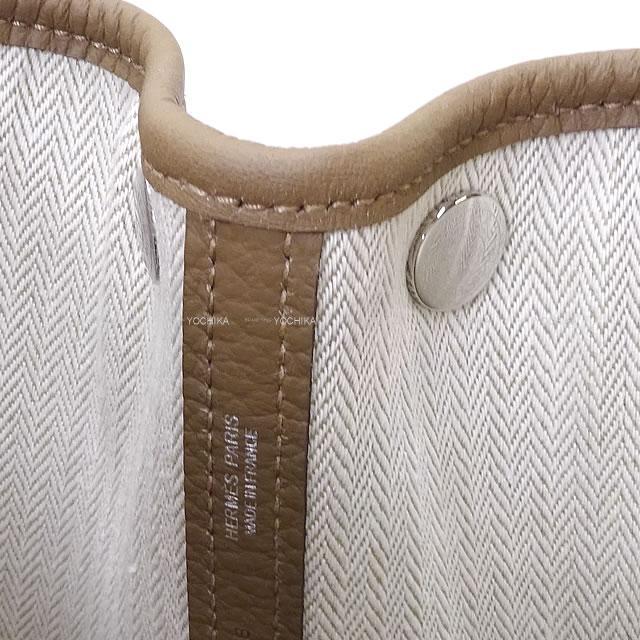 HERMES エルメス トートバッグ ガーデンパーティ 30 TPM ベージュド
