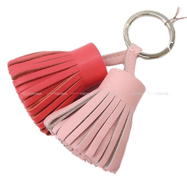 エルメス HERMES カルメン ウノドス フリンジ バッグチャーム  