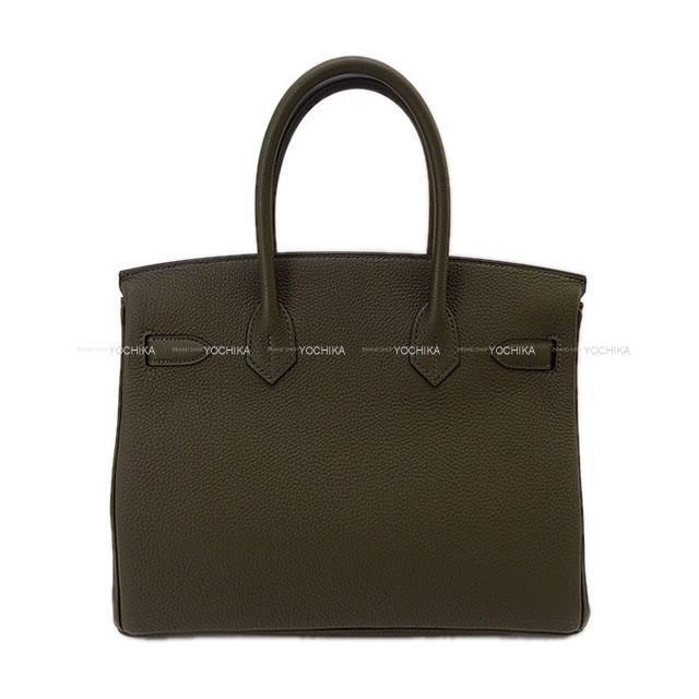 HERMES エルメス ハンドバッグ バーキン30 ヴェールマキ トゴ シルバー金具 新品
