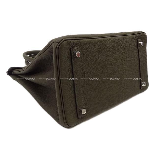 HERMES エルメス ハンドバッグ バーキン30 ヴェールマキ トゴ シルバー金具 新品