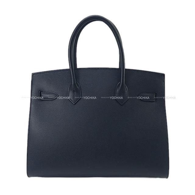 HERMES エルメス ハンドバッグ バーキン30 セリエ 外縫い ブルードミニュイ ヴォーマダム シルバー金具 新品