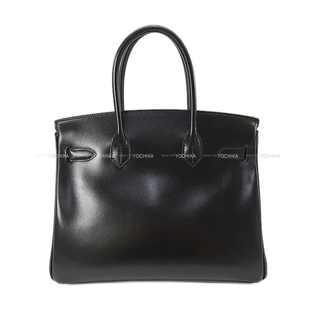HERMES エルメス ハンドバッグ バーキン30 黒(ブラック) ボックスカーフ ゴールド金具 展示新品