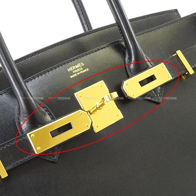 HERMES エルメス ハンドバッグ バーキン30 黒(ブラック) ボックスカーフ ゴールド金具 展示新品