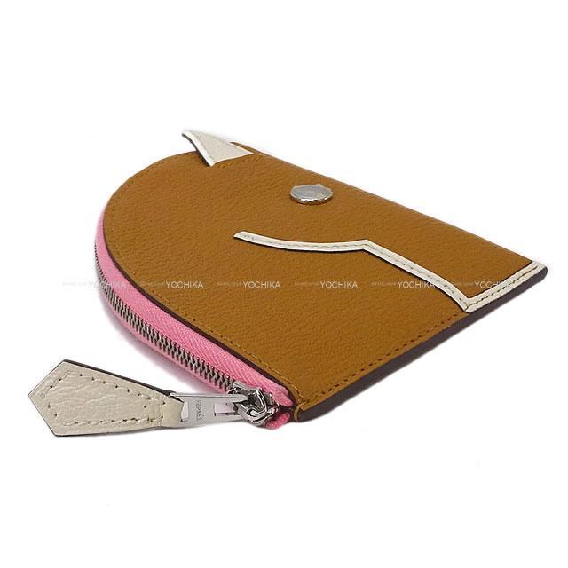 HERMES エルメス コインケース パドック パドック キャラメル/ナタ  