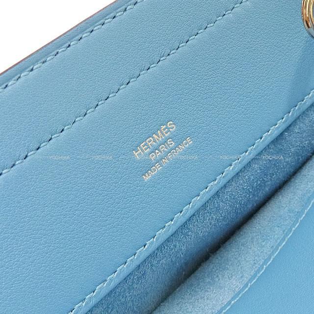 HERMES エルメス ショルダーバッグ アリーヌ ミニ ブルーデュ